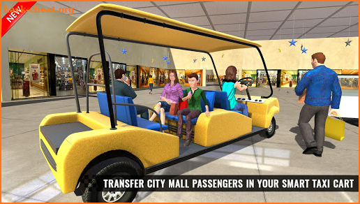 Shopping Mall Smart Taxi: Family Car Taxi Games screenshot