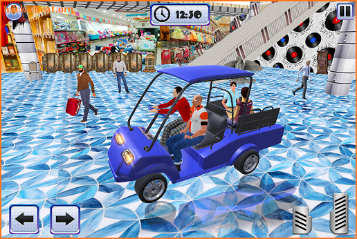 Shopping Mall Taxi Driver Cart Simulator screenshot