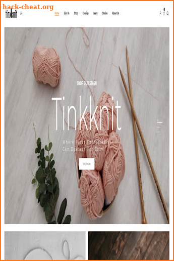 SHOPTINKKNIT screenshot