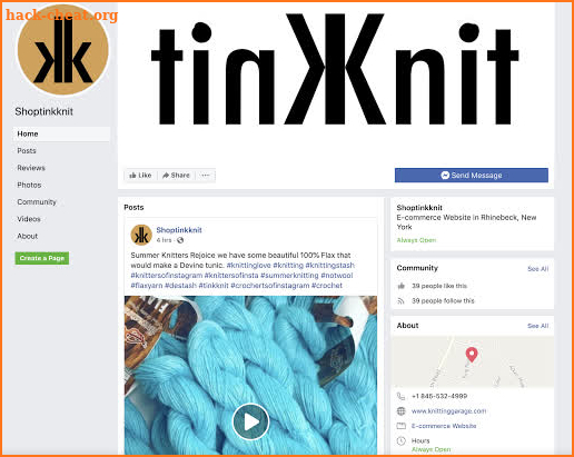 SHOPTINKKNIT screenshot