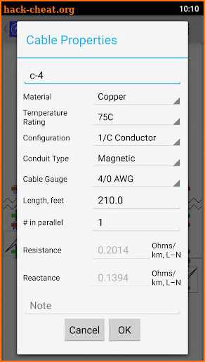 Short Circuit Fault Current screenshot