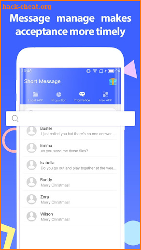 Short Message screenshot