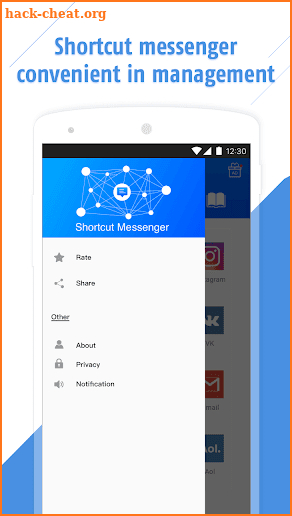 Shortcut Messenger screenshot