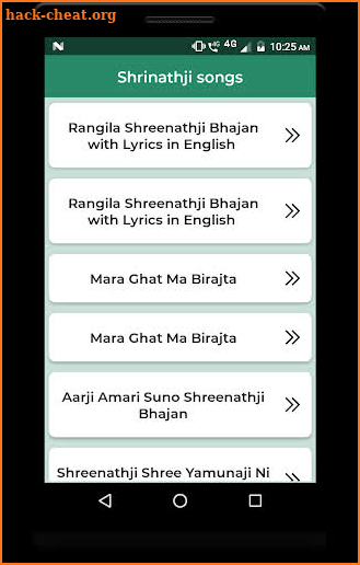 Shrinathji songs screenshot