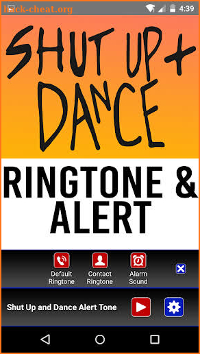 Shut Up and Dance Ringtone screenshot