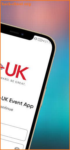 SI-UK Event App screenshot