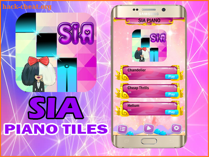 SIA Piano Tiles screenshot