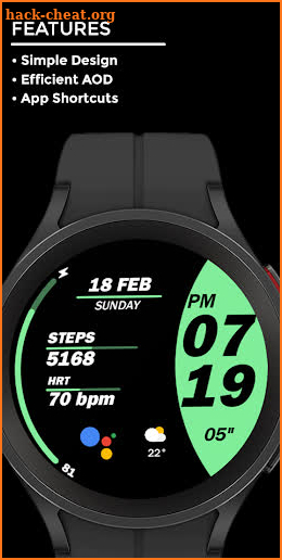 Sidenight - watch face screenshot