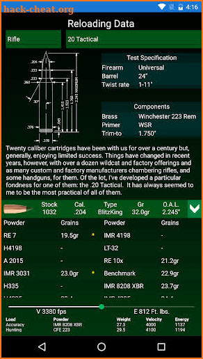 Sierra Bullets Reloading Manual V6.0 screenshot