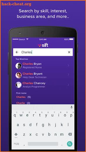 Sift Connect screenshot