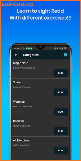 Sight Reading Trainer - Music reading Music Theory screenshot