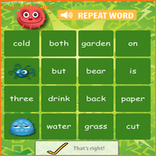 Sight Word BINGO screenshot