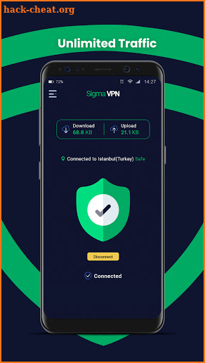 Sigma VPN screenshot