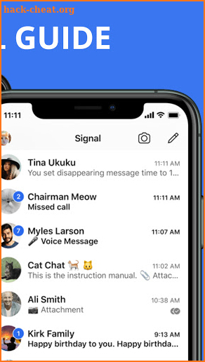 Signal Private Messenger Guide screenshot