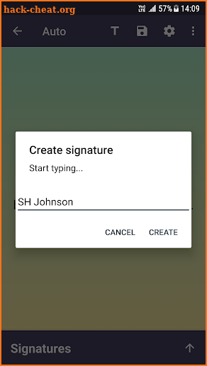 Signature Creator screenshot