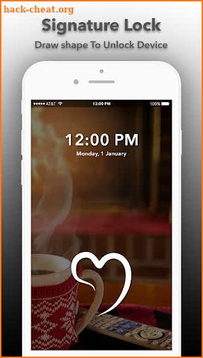 Signature Lock Screen screenshot