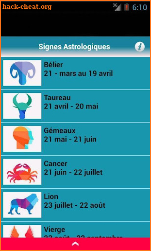 Signe Astrologique screenshot