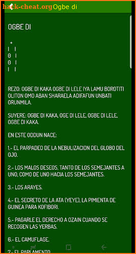 Signos de Ifa screenshot