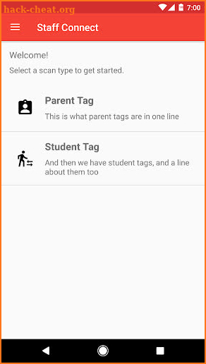 Silent Dismissal Staff Connect screenshot