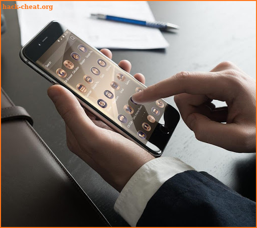 Silk Gold Icons Theme screenshot