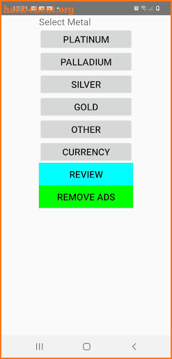 Silver & Gold Scrap Calculator screenshot