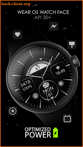 Silver Classic watch face screenshot