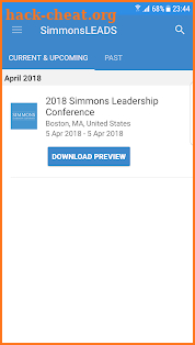 SimmonsLEADS screenshot