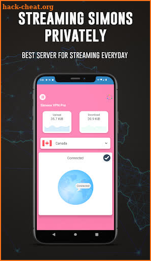 Simons VPN Pro - Premium Unlimited Streaming VPN screenshot