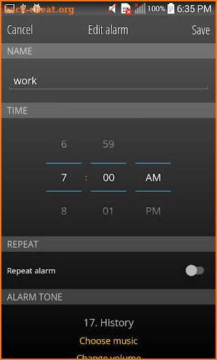 Simple Alarm Clock - most reliable app for Android screenshot