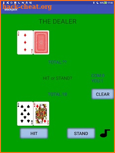 Simple Blackjack screenshot