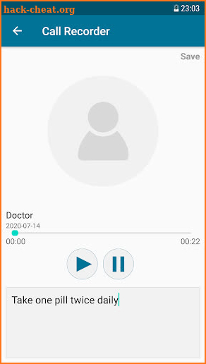 Simple Call Recorder screenshot