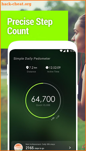 Simple Daily Pedometer screenshot