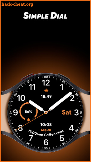 Simple Dial - Watch face screenshot