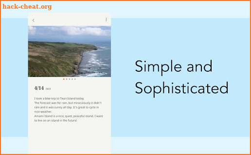 Simple Diary, Journal, and Notes ・Simple and Cool screenshot