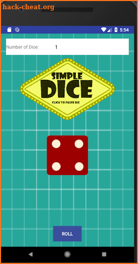 Simple Dice screenshot