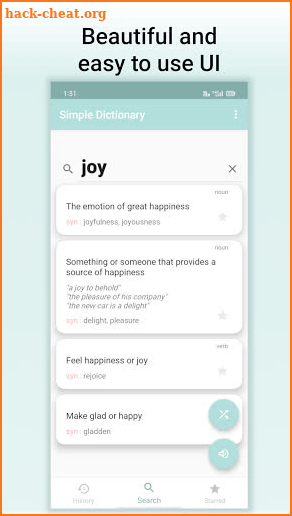 Simple Dictionary : Offline English Dictionary screenshot