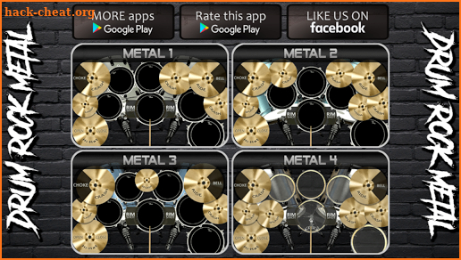 Simple Drum Rock Metal screenshot