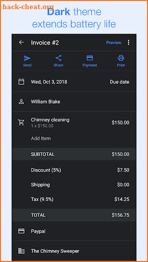 Simple Invoice Maker screenshot