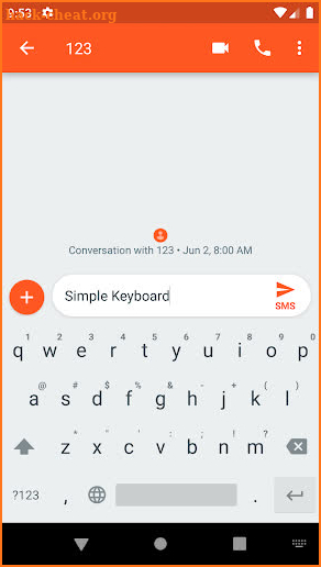 Simple Keyboard screenshot