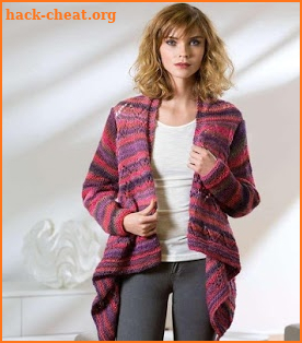 Simple Knitted Cardigan Pattern screenshot