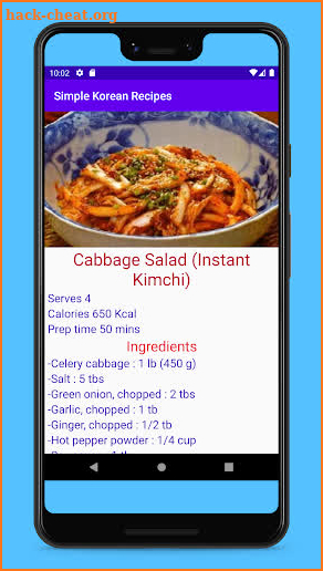 Simple Korean Recipes screenshot