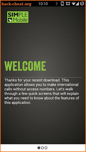 Simple Mobile International screenshot