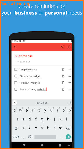 Simple Notes and Reminders- Create todos easily screenshot