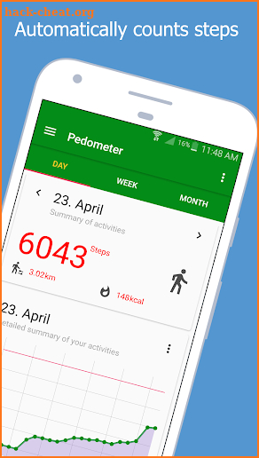 Simple Pedometer (Accurate) screenshot