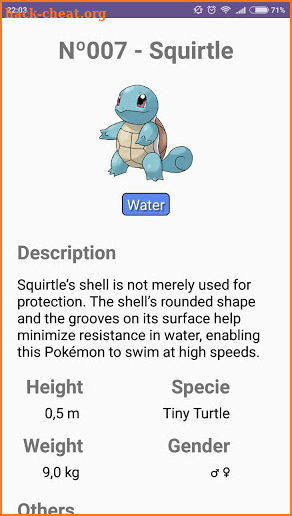 Simple Pokedex screenshot