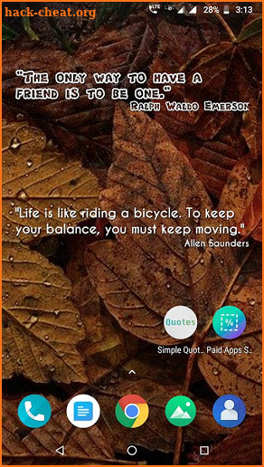 Simple Quote Widget - Quote of the day widget screenshot