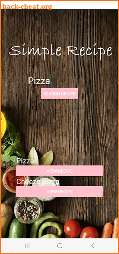 Simple Recipe screenshot