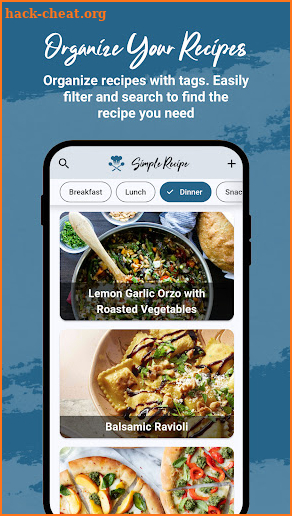 Simple Recipe: Recipe Keeper screenshot