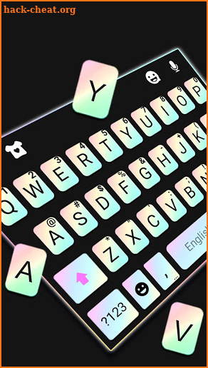 Simple Soft Pastel Keyboard Theme screenshot