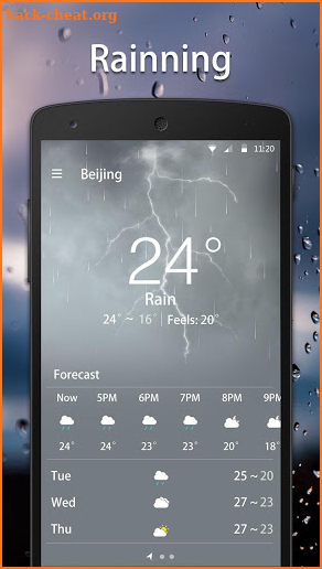 Simple Weather Forecast screenshot